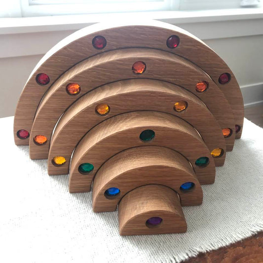 JUMBO Gemmed Rainbow - White Oak #1