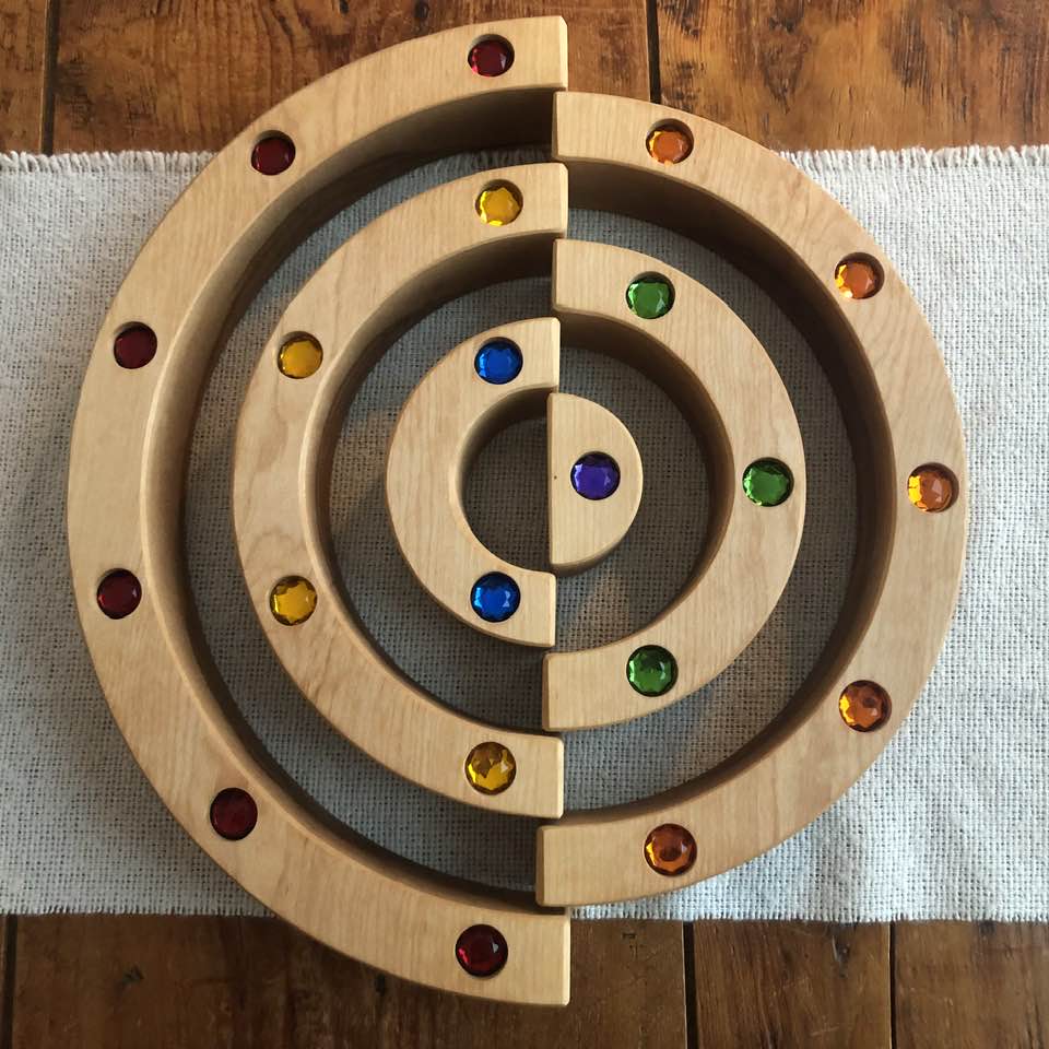 JUMBO Gemmed Rainbow - Birch #1