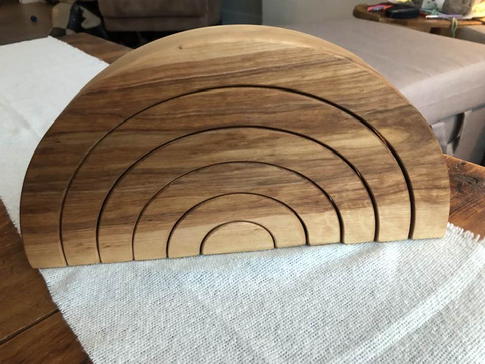 JUMBO Gemmed Rainbow - Birch #1