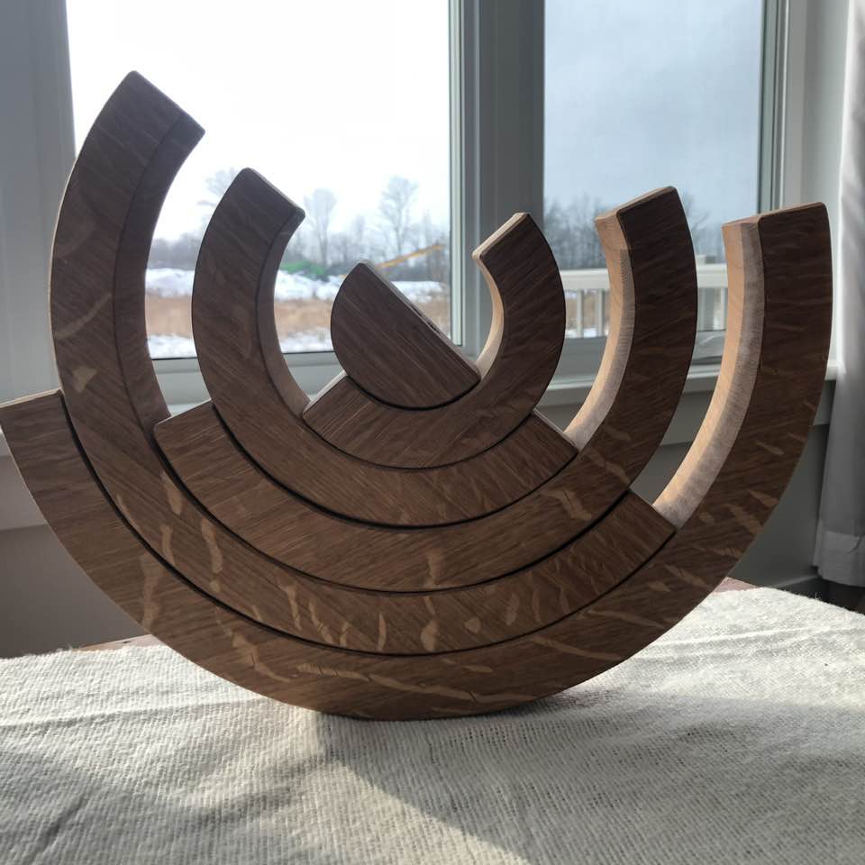 JUMBO Gemmed Rainbow - White Oak #2