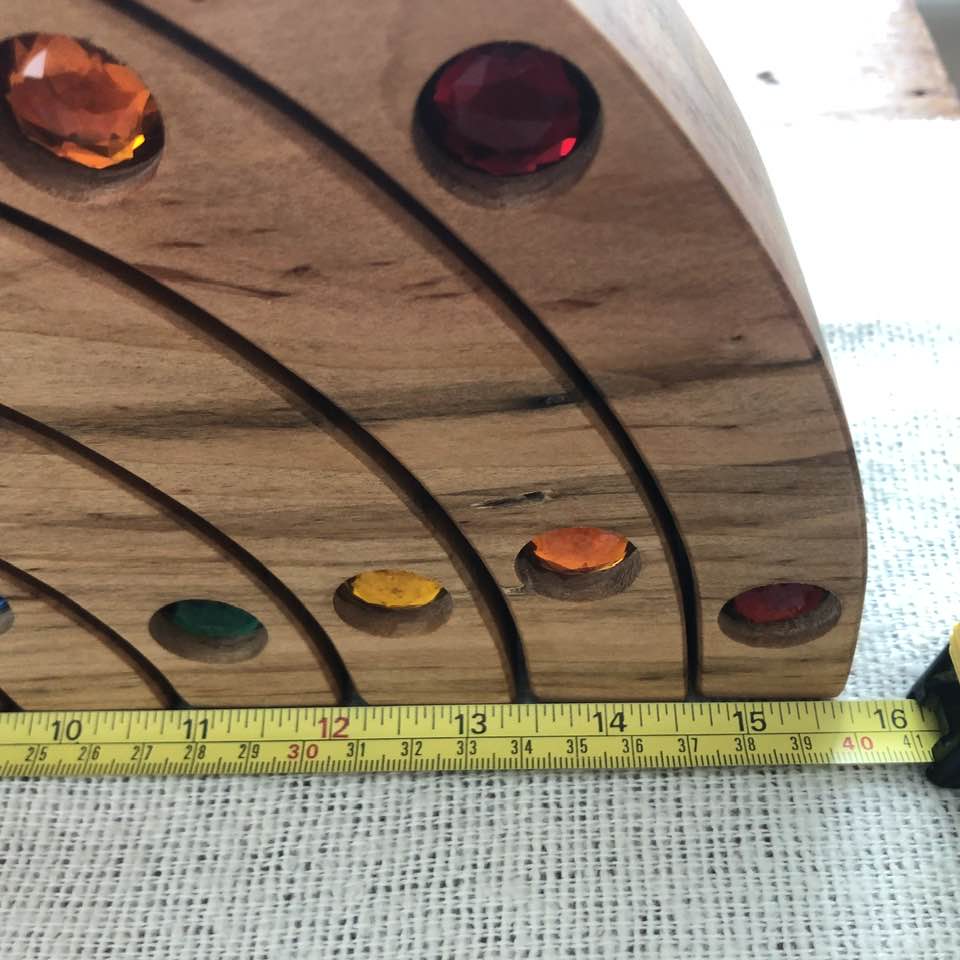 JUMBO Gemmed Rainbow - Ambrosia Maple - Rustic