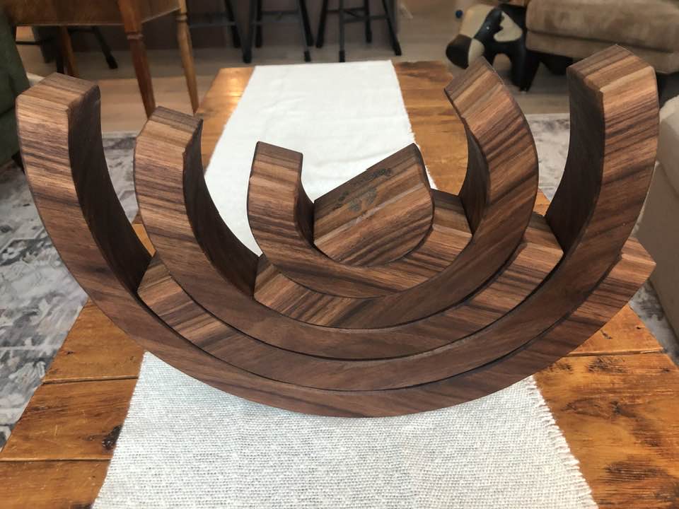 JUMBO Gemmed Rainbow - Black Walnut #5