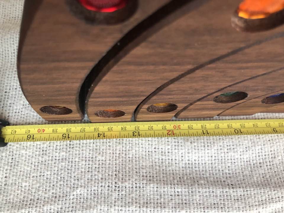 JUMBO Gemmed Rainbow - Black Walnut #5
