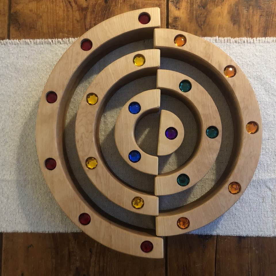 JUMBO Gemmed Rainbow - Birch #4