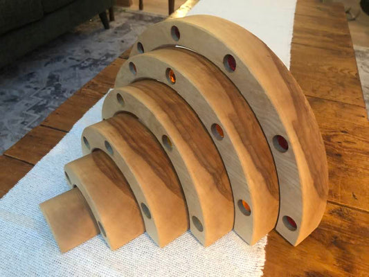 JUMBO Gemmed Rainbow - Birch #3