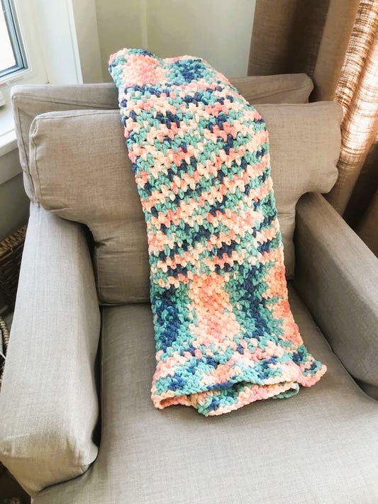 Baby Blanket in Mini Succulents