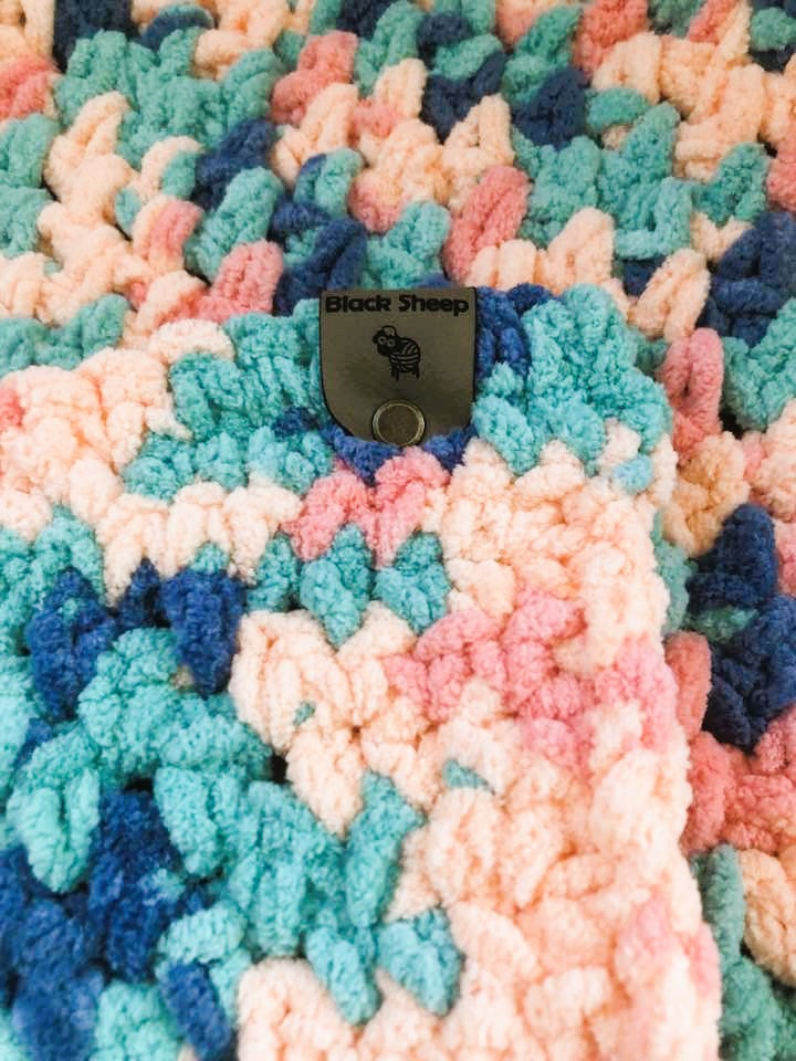 Baby Blanket in Mini Succulents