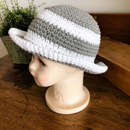 Baby and Toddler Striped Cotton Sun Hats