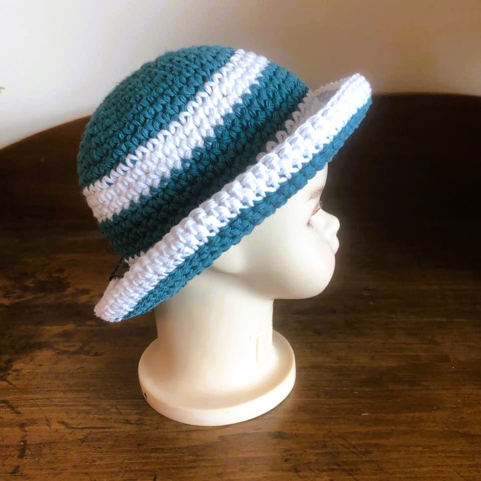 Baby and Toddler Striped Cotton Sun Hats