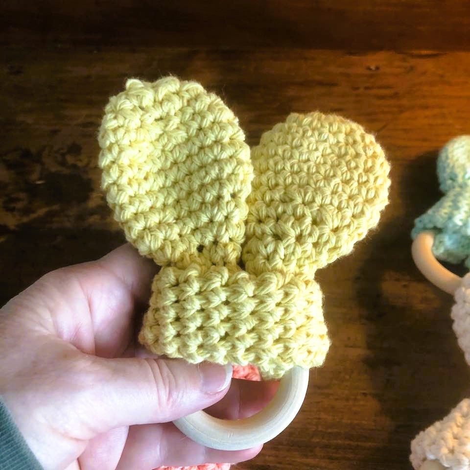 Bunny Ears Sensory Teether