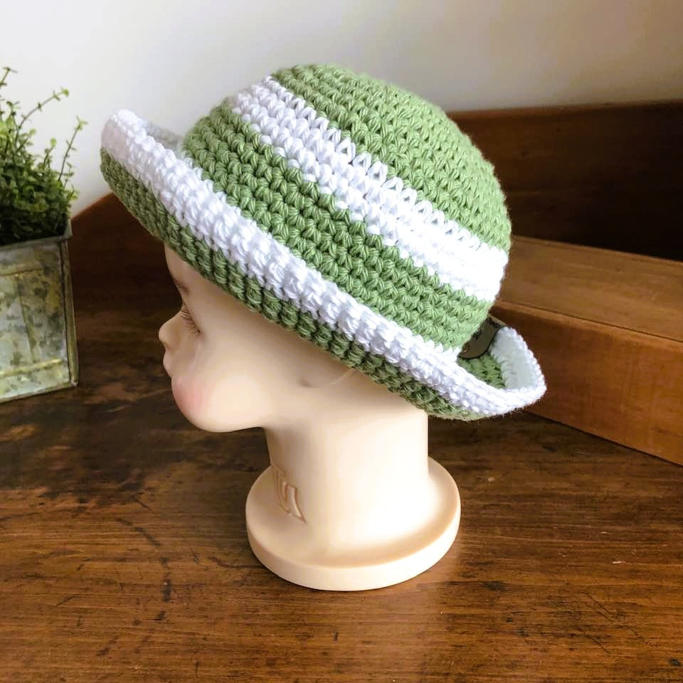Baby and Toddler Striped Cotton Sun Hats