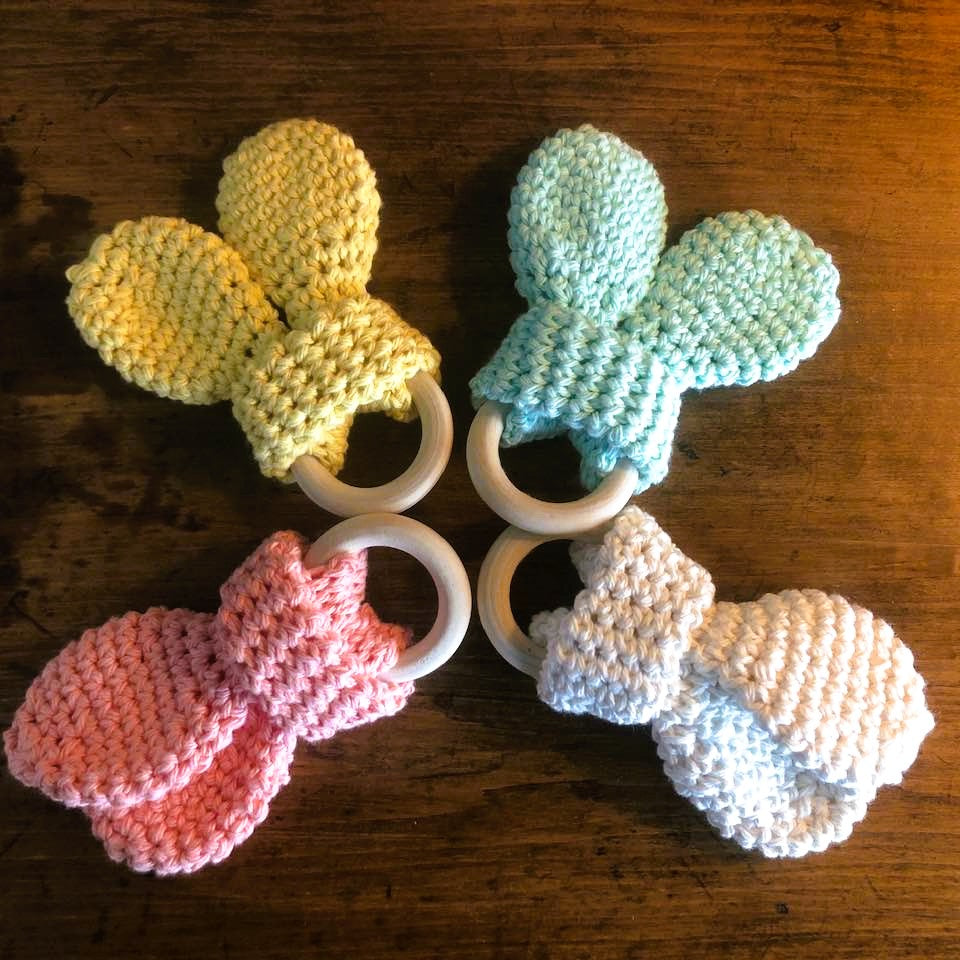 Bunny Ears Sensory Teether