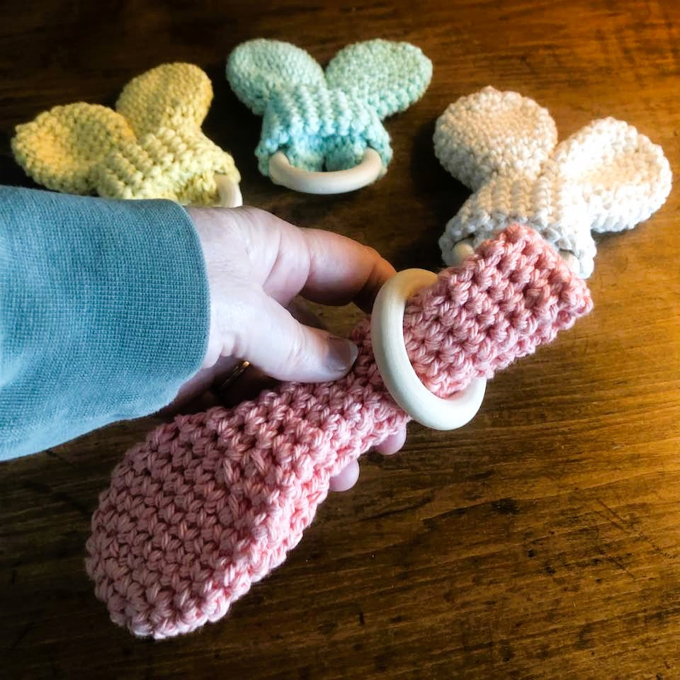 Bunny Ears Sensory Teether