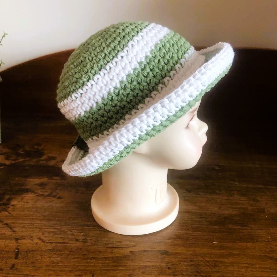 Baby and Toddler Striped Cotton Sun Hats
