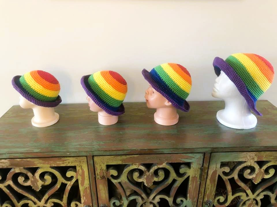 Rainbow Sun Hats - PRIDE MONTH SALE!