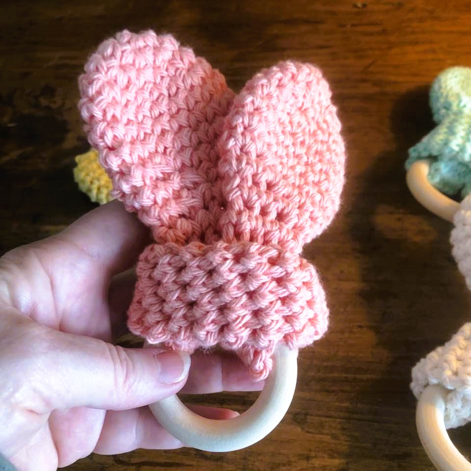 Bunny Ears Sensory Teether