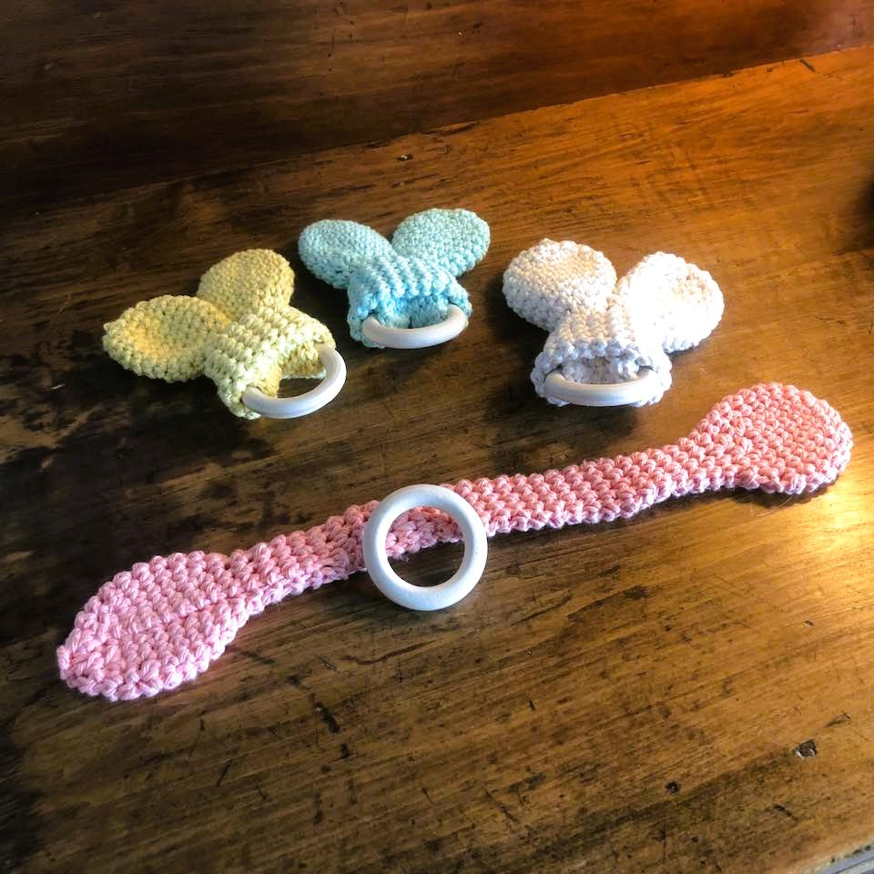 Bunny Ears Sensory Teether