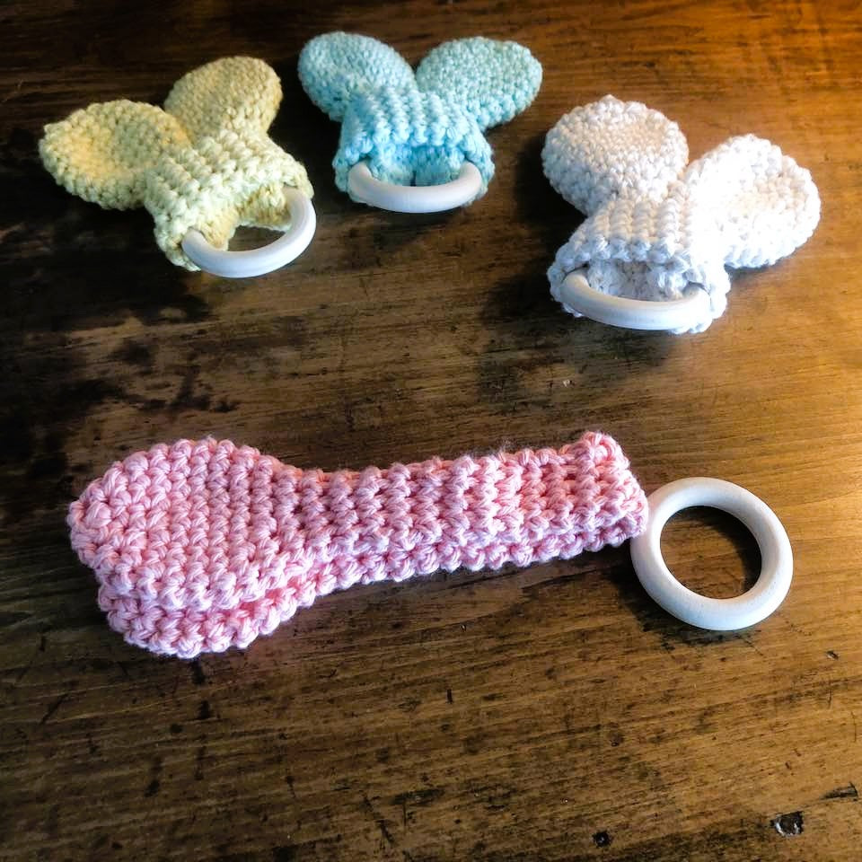 Bunny Ears Sensory Teether