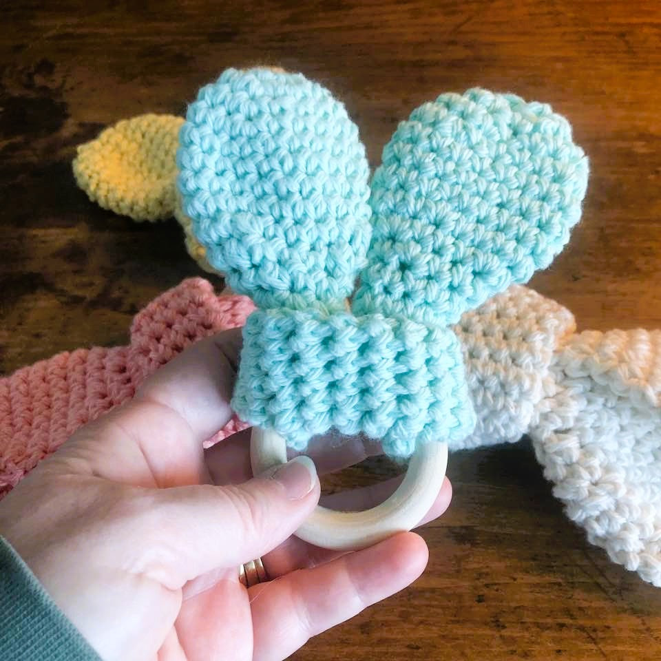 Bunny Ears Sensory Teether