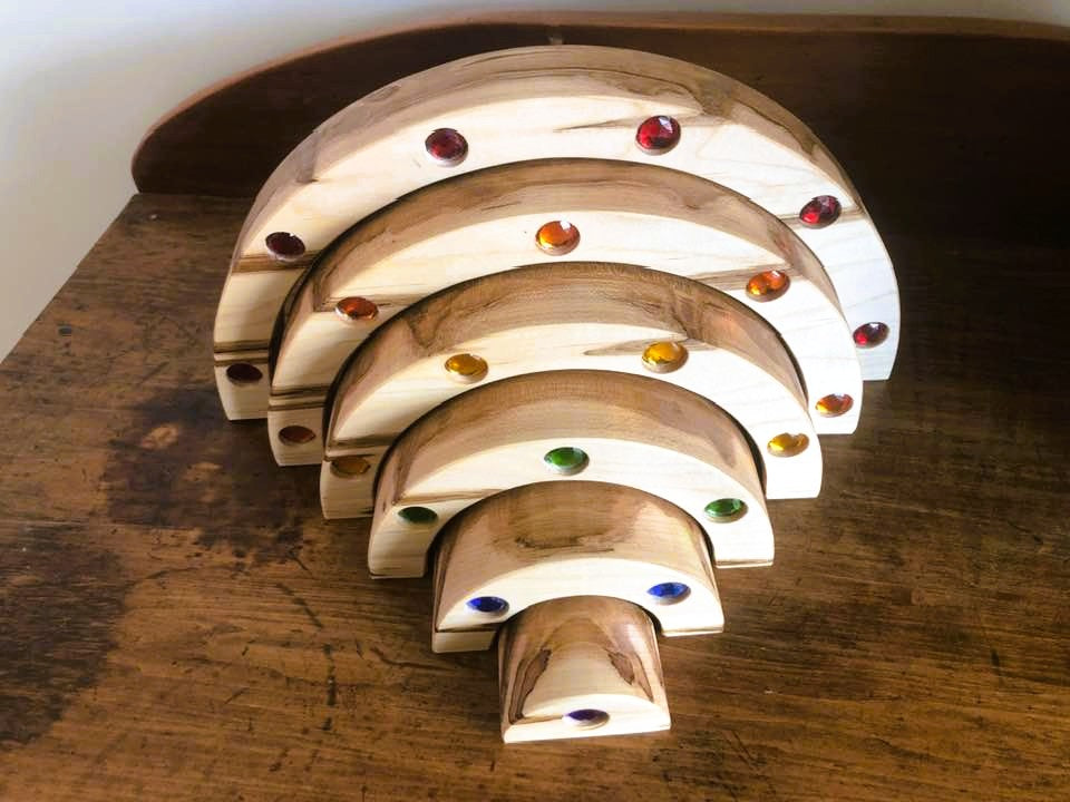 JUMBO Gemmed Rainbow - Ambrosia Maple - PRIDE MONTH SALE!