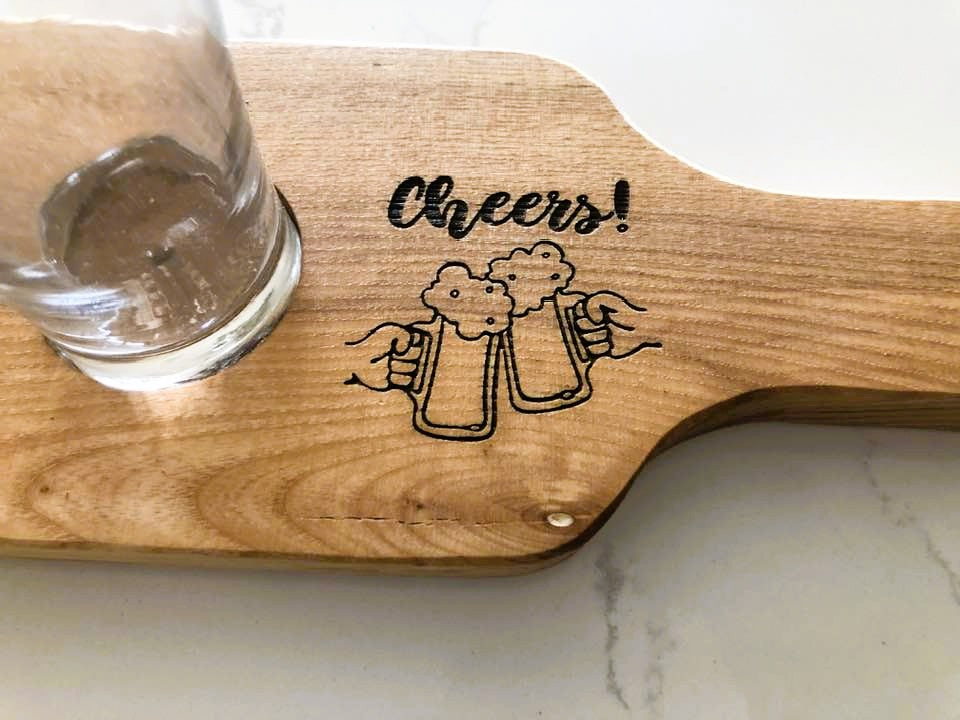 Beer Flights - White Ash - 4 glasses