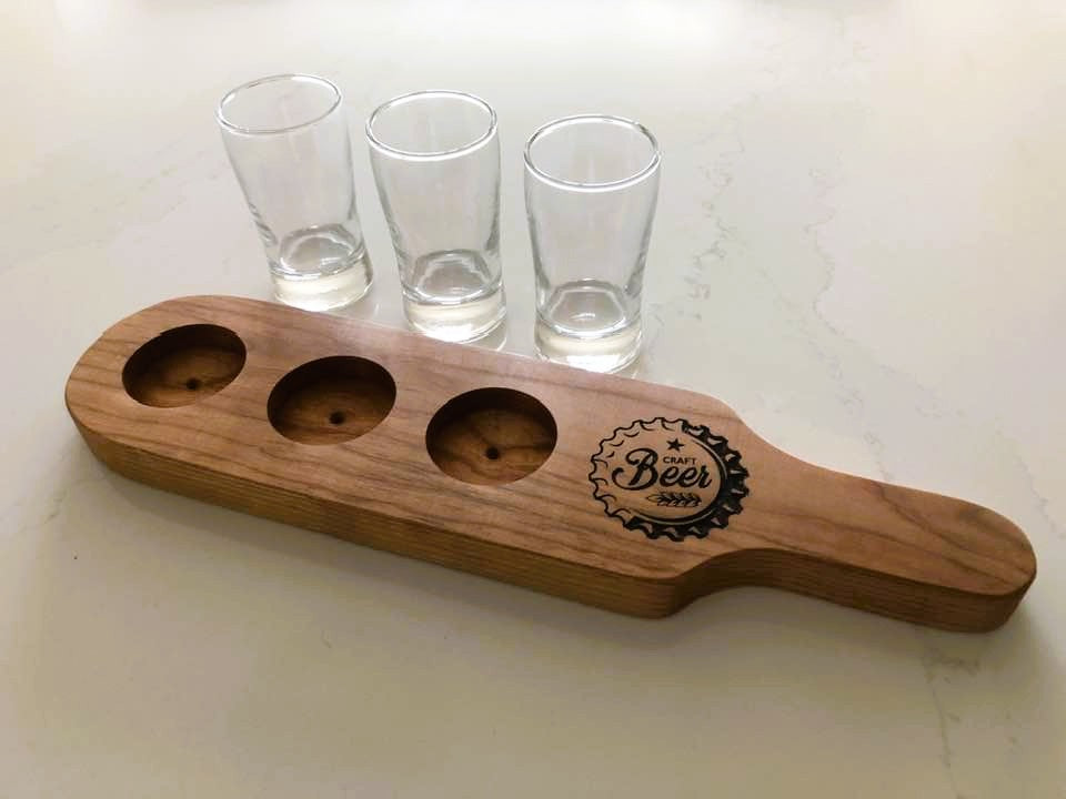 Beer Flights - Cherry - 3 glasses