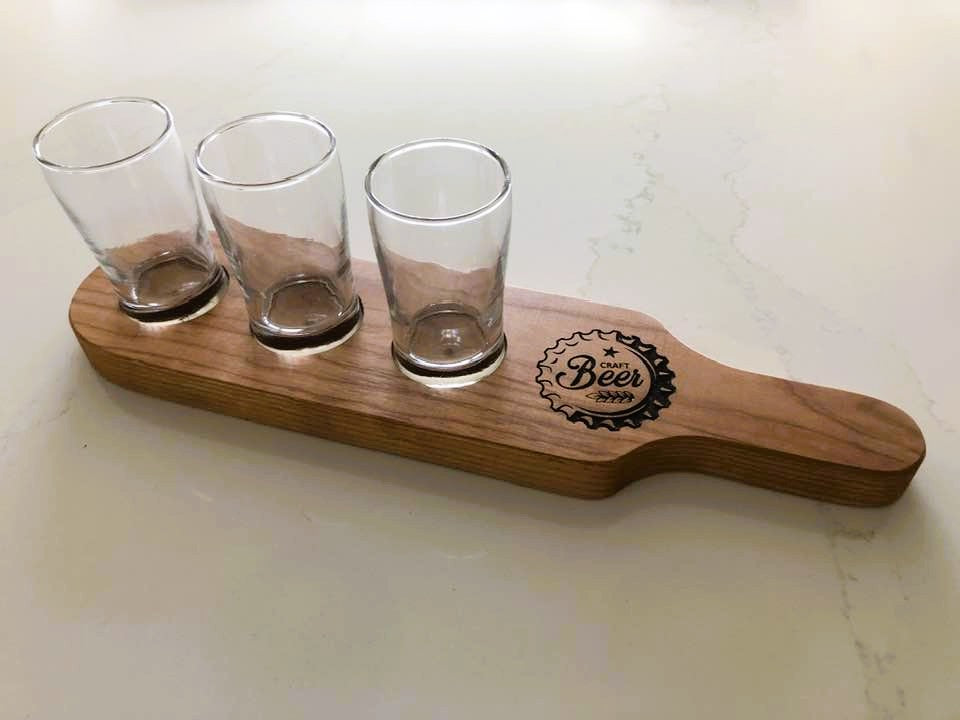 Beer Flights - Cherry - 3 glasses