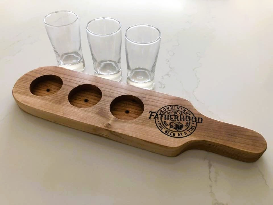 Beer Flights - Cherry - 3 glasses