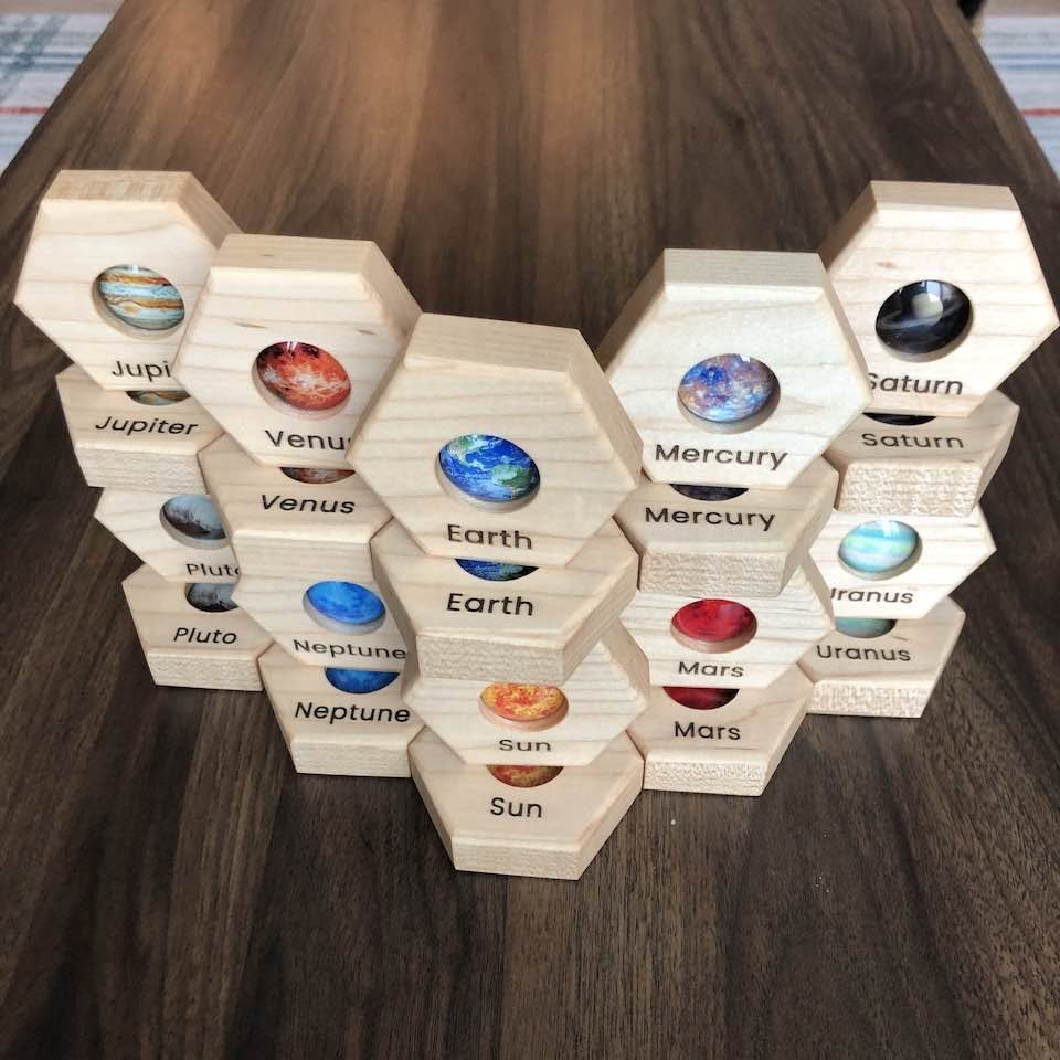 Hexagon Memory Set - SPACE!