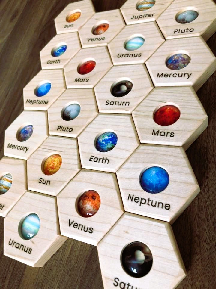 Hexagon Memory Set - SPACE!