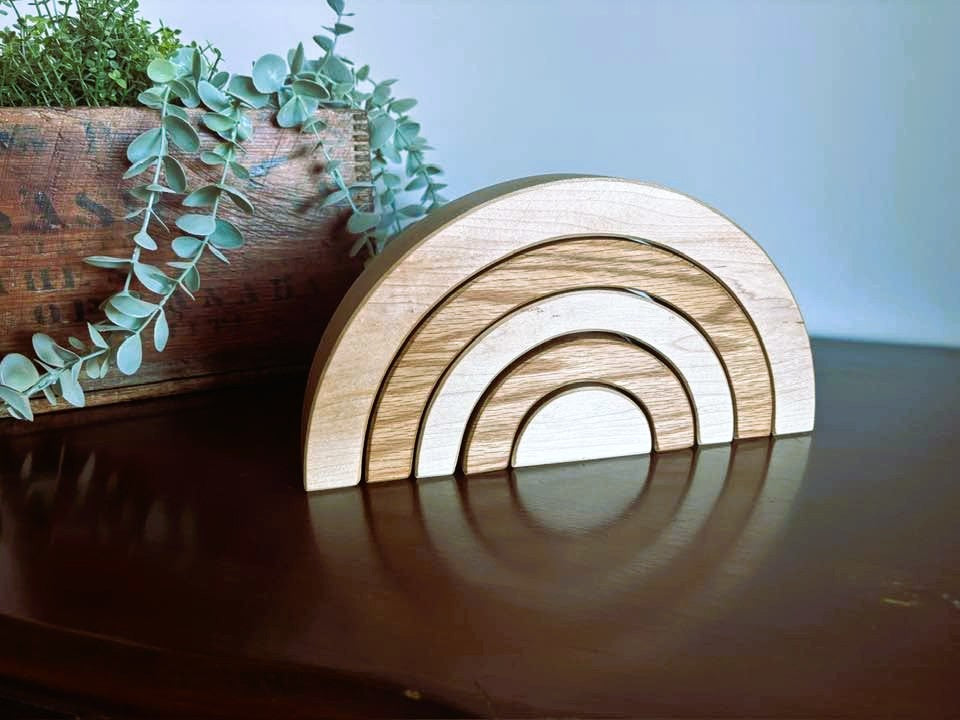 5 Pc. Maple and Oak Rainbows