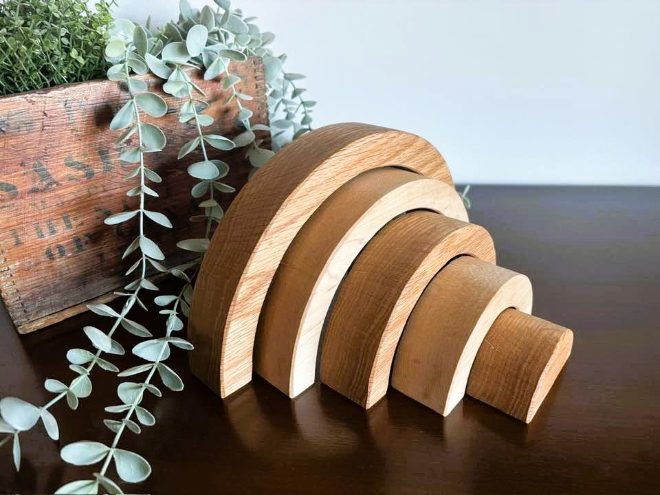 5 Pc. Maple and Oak Rainbows