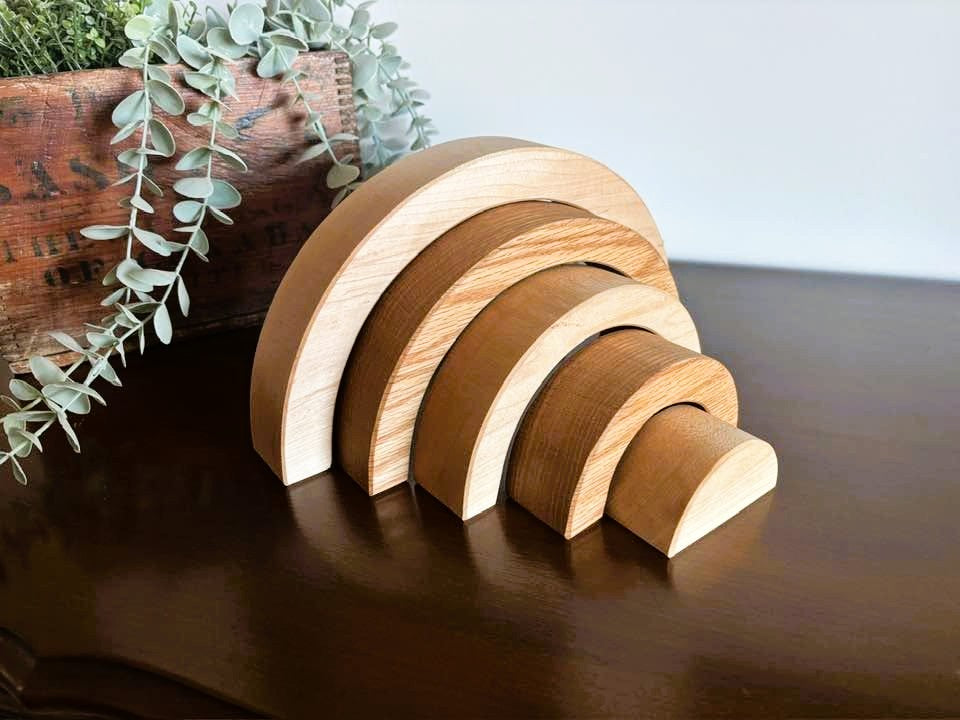 5 Pc. Maple and Oak Rainbows