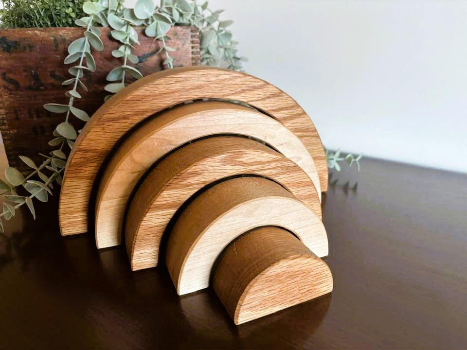 5 Pc. Maple and Oak Rainbows