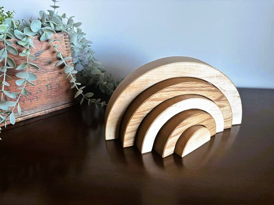 5 Pc. Maple and Oak Rainbows