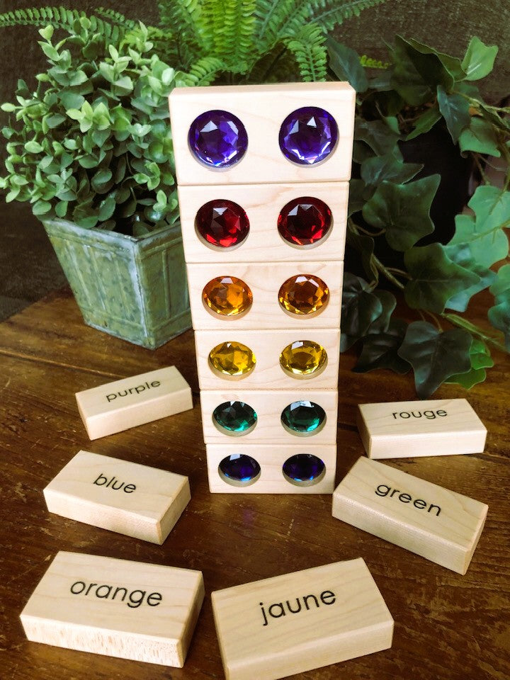 Gem Blocks - Bilingual - 12 pc.  NEW