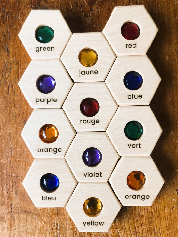 Hexagons - Bilingual Colour Set - NEW