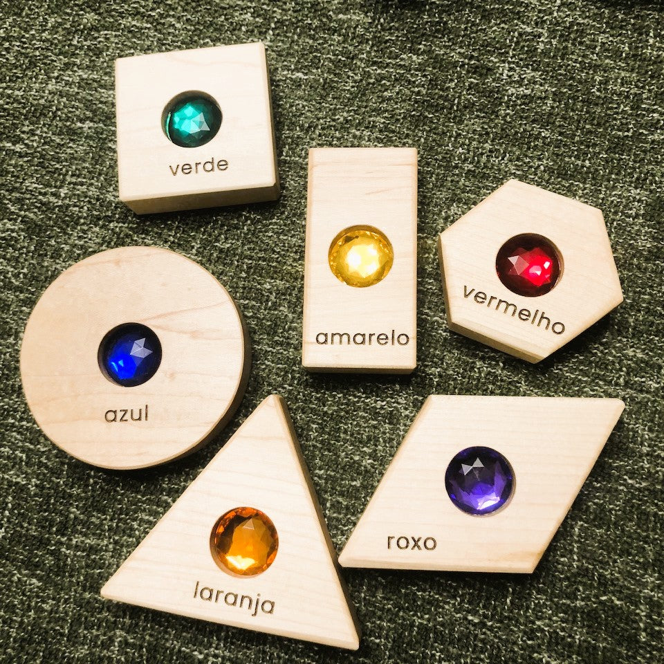 Gem Blocks - Colour & Shape Set