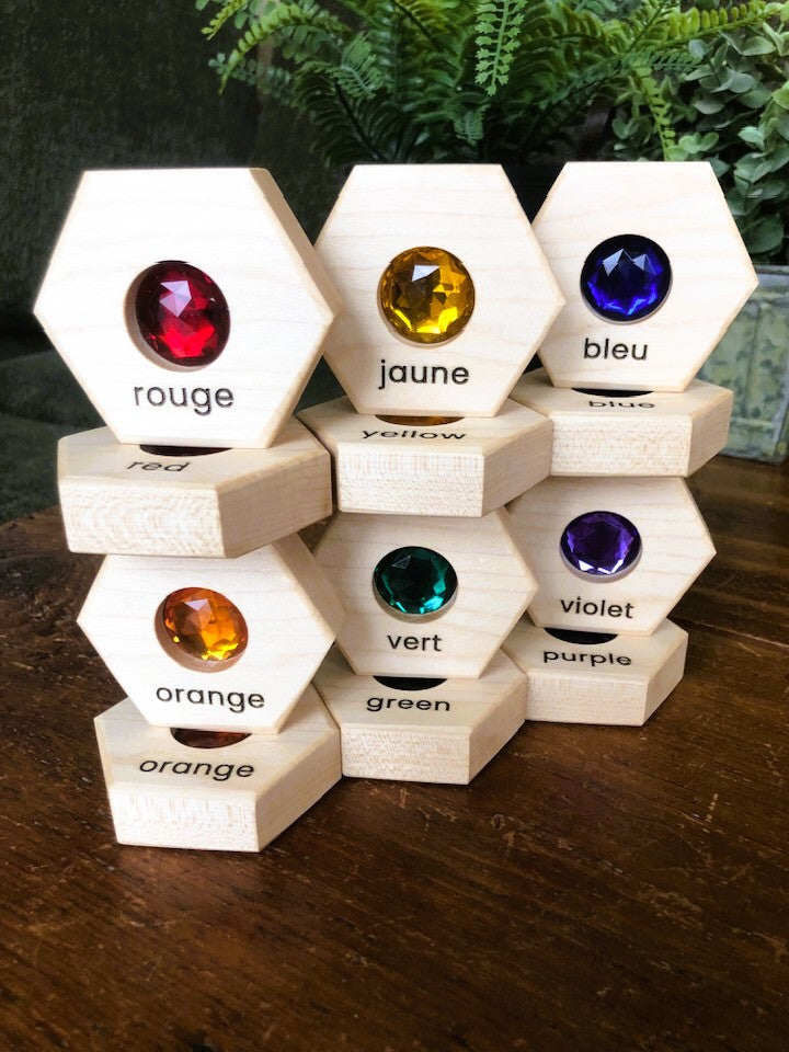 Hexagons - Bilingual Colour Set - NEW