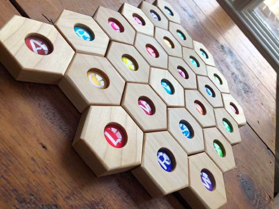 Hexagon Blocks - Alphabet - 26 pc. Set