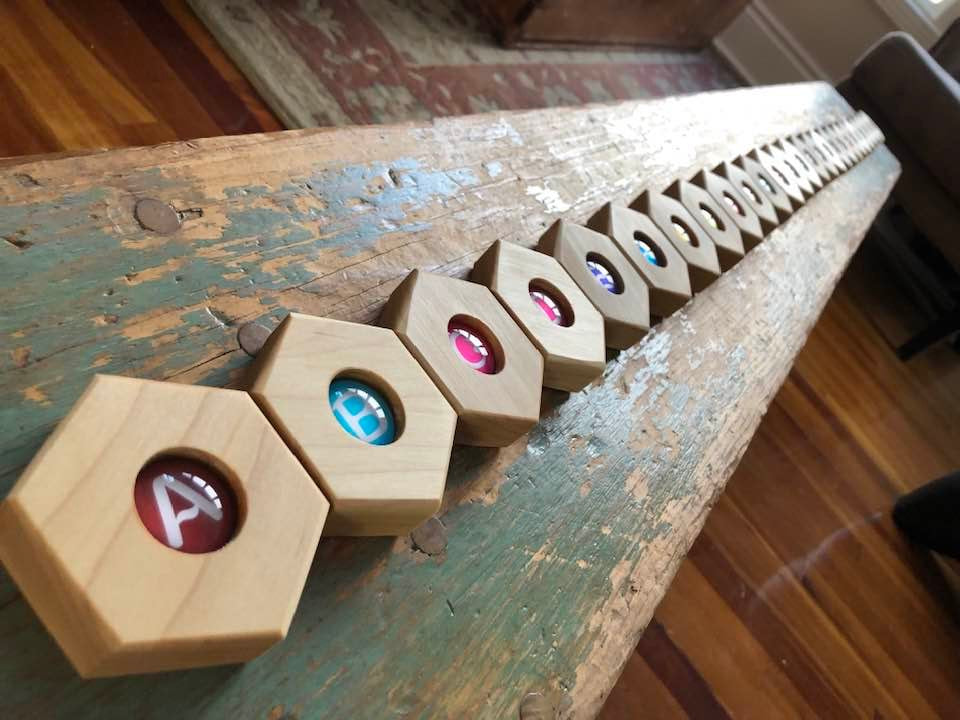 Hexagon Blocks - Alphabet - 26 pc. Set