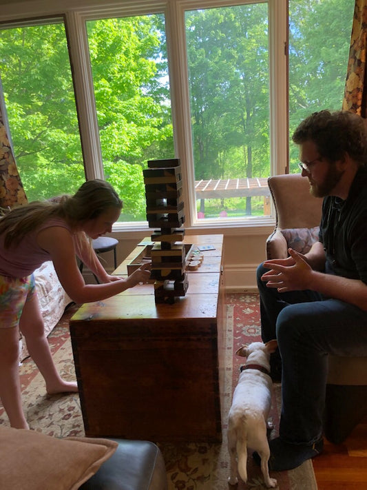 Stacking Tower - GEM-GA!  Black Walnut